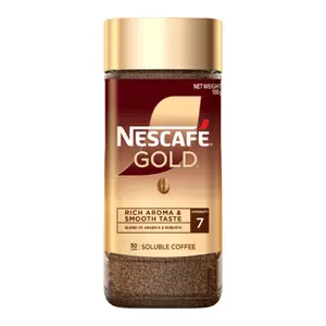 Cà Phê Hòa Tan Nguyên Chất, Gold, Signature Aroma, Pure Soluble Coffee, 50 Ly (100g) - NESCAFE